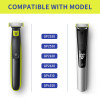 Set of combs for the Philips Oneblade shaver for shaving the beard and body 6pcs + cap + brush
